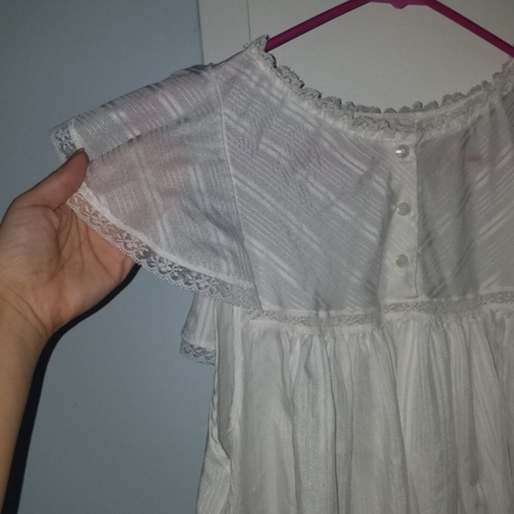 Givenchy Long, White Nightgown